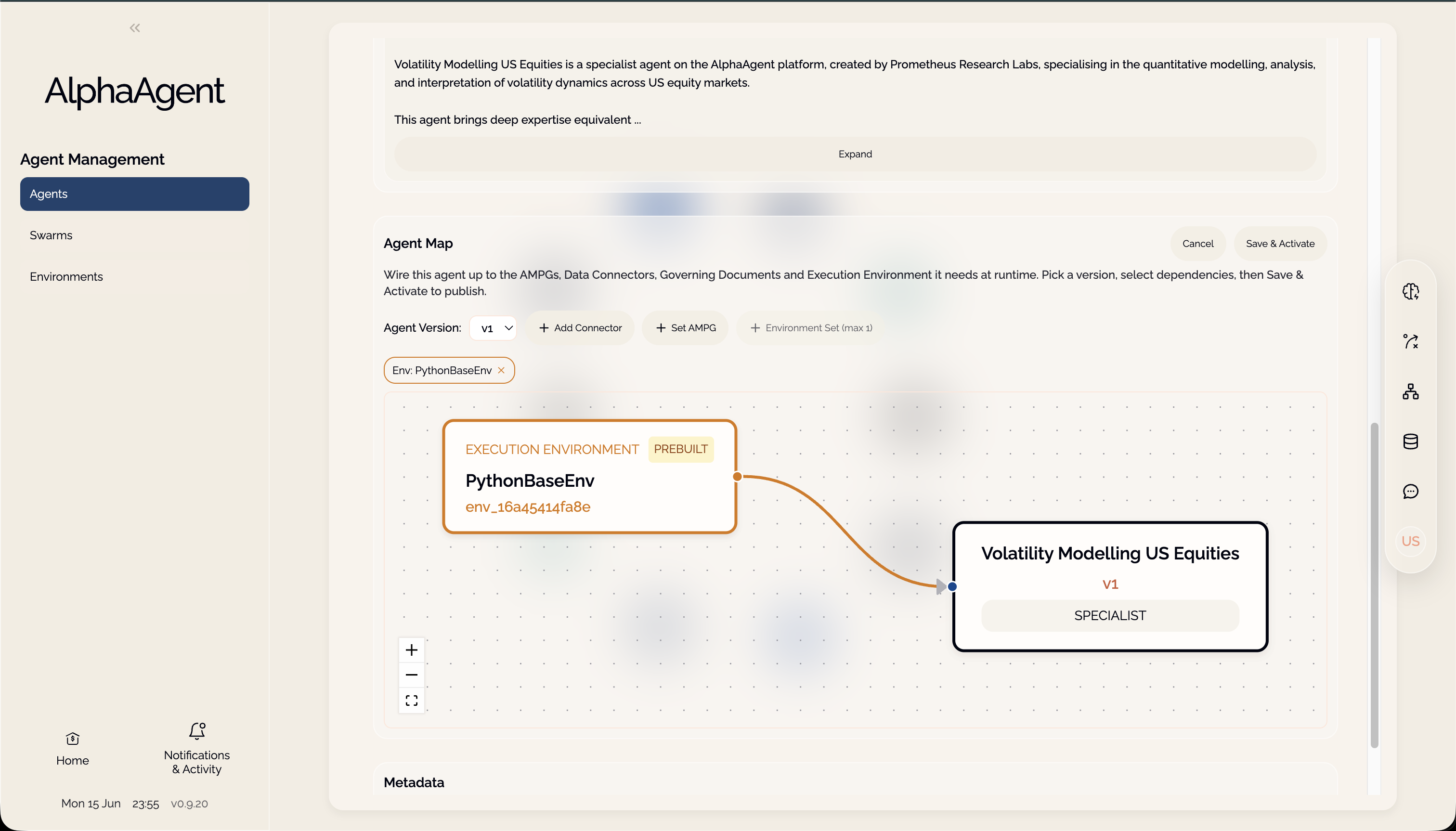 Swarm Map with supervisor and specialists